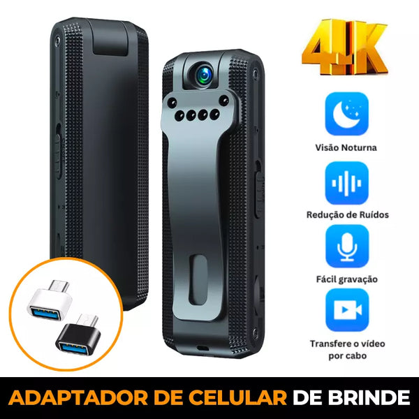 HDPRO® - Mini Câmera Gravadora 1080p Full HD + Brinde Exclusivo