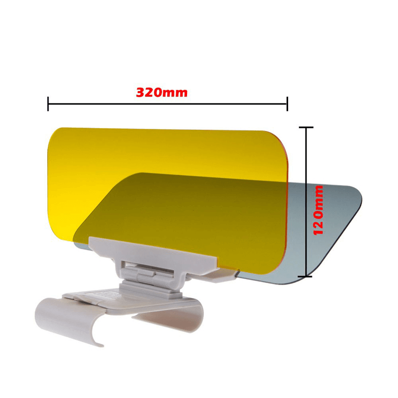 Lens® 2 em 1: Visor Anti-Reflexo (Dia e Noite)